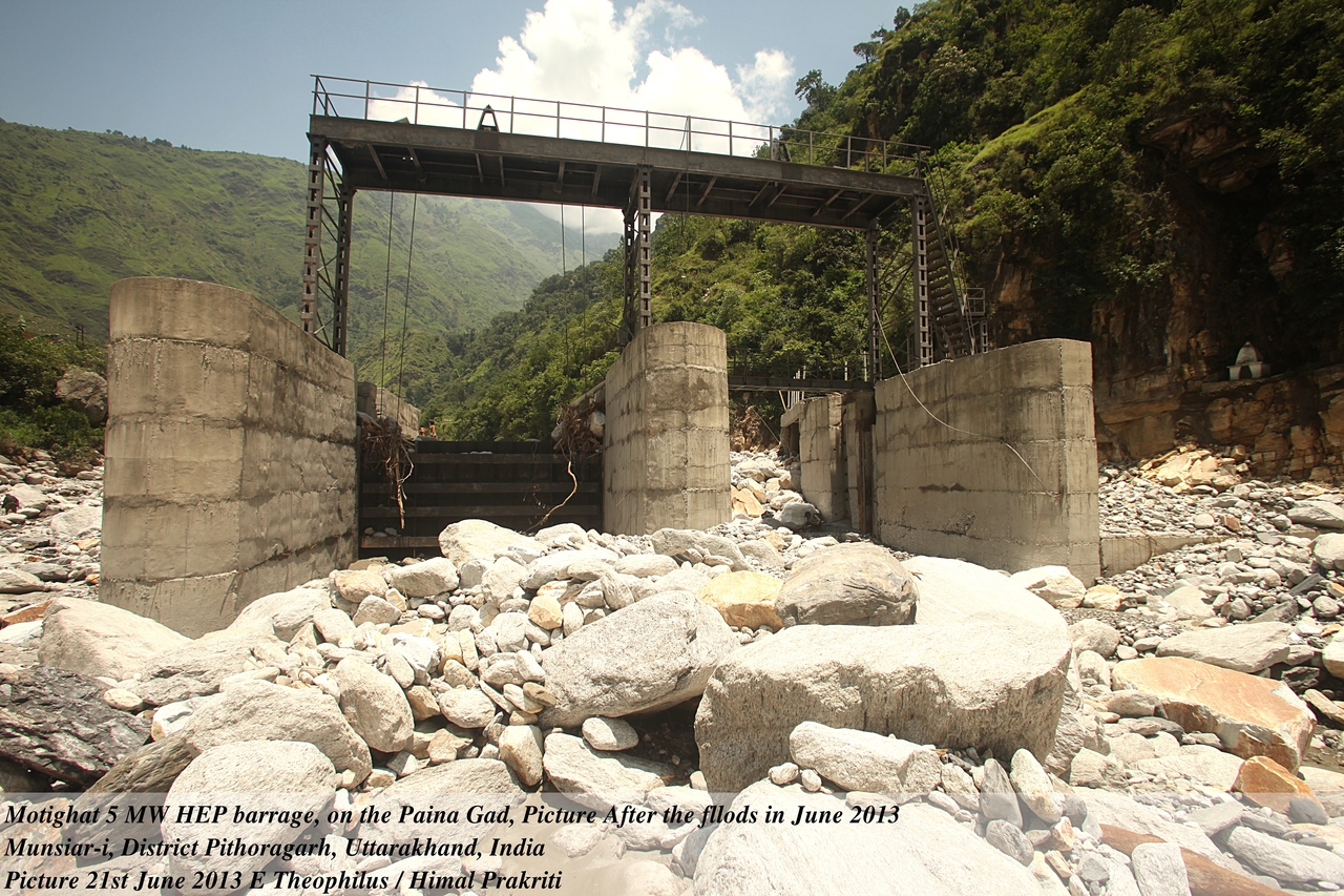 Motighat Stage 1 (5 MW HEP) After the floods of 2013