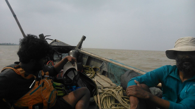 19th February 2015- On a hired boat to weather the stormy weather</strong