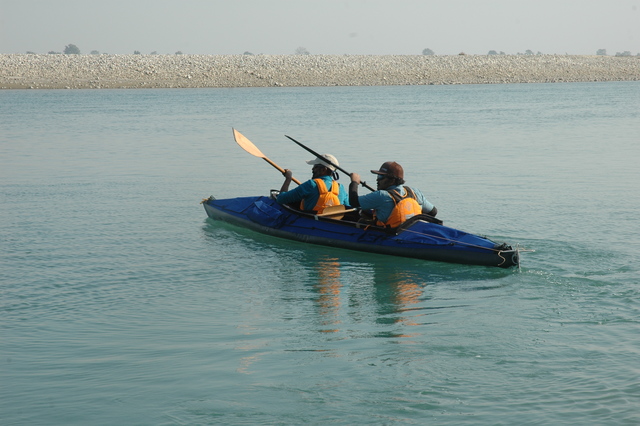 24th November 2014 - Starting of, just below Banbasa Barrage on the the Sharda, 24th November 2014
